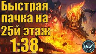 Raid SL: Быстрая пачка на 25й этаж Лавового рыцаря