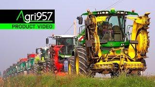 XXL CORN SILAGE with FIELDVIEW in : JAGUAR 980, JD8600i, KATANA 65, 30xTRAILERS, XERION, FENDT 942