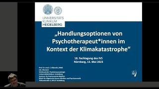 (5) "Handlungsoptionen von Psychotherapeut*innen im Kontext der Klimakatastrophe"