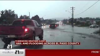 Summer storm causes hail and flooding across Colorado Springs