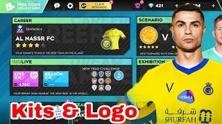 How to make Al Nassr FC Kits & Logo 2024 - Dream League Soccer 2024