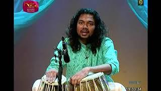 Tharak Sanjeew Tabla solo in Rupavahini Taal thrital..