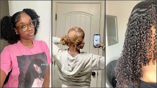 55 Minutes of Natural hairstyles #blackbraids #hairstyles #10klikes #naturalhairstyles #viralvideo