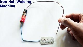 How To Make Simple Iron Nail Welding Machine At Home With Blade | Diy 12V Welding Machine New