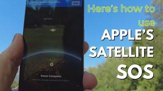 How to use the iPhone's satellite connection