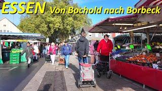 Stadt Essen walking 4K | Von Bochold nach Borbeck Herbst 2024