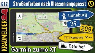 Garmin zumo XT: Straßenfarben nach Klassen anpassen  Kradmelder24 Garage