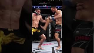 UFC 4 BROKEN NECK KO! #shorts #ufc4 #ufc #easports #easportsufc4