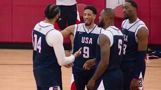 Steph, LeBron, Anthony Edwards & More Mic'd Up At #USABMNT Practice 