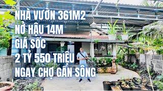 LÂU Mới Nhận Căn Nhà Vườn Cây Trái XANH MÁT 361m2 chỉ 2 Tỷ 550TR tại NHA TRANG Gần Chợ OTO Tận Sân