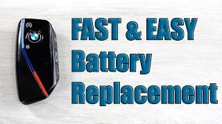 BMW Key Fob Battery Replacement - FAST & EASY!!!