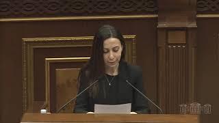 Maria Karapetyan addressed the international community in English