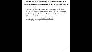 SAT Math QUOTIENT REMAINDER problem #shorts