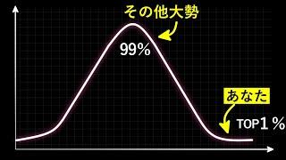 【マインドセット】その他大勢の99%と違う「１％側の人生」を歩むには？