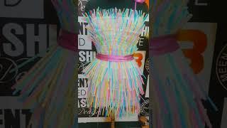 Waste to Best Creative Straw Draping tips for beginners simple techniques #a2z #fashiondesigining