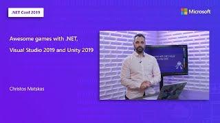 Awesome games with .NET, Visual Studio 2019 and Unity 2019