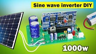 Make a Power inverter 12v to 220v using egs002, Pure sine wave inverter DIY