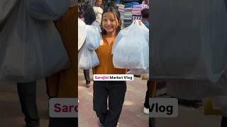 Sarojini Market Shopping Vlog ️ #shorts #delhi #sarojinimarket