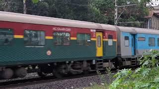 Pune - CSMT Indrayani Sf Express Begins Acceleration Led By AJNI WAP7 In Lead