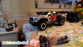 Upgrading shocks on my traxxas raptor 2WD!