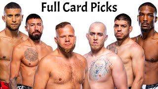 My Full Card Predictions & Breakdown For UFC Fight Night Tybura vs Spivak 2