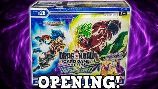 Unboxing The Official Dragon Ball Super Booster Box! (Ultimate Advent)