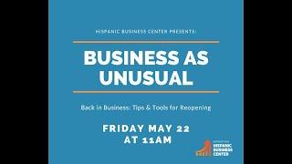 Business as UNusual: Back in Business, Tips & Tools for Reopening