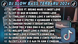 DJ SLOWBASS TERBARU 2024 || DJ APT ROSE FT. BRUNO MARS X SWEET LOVE || DJ EST CE QUE M'AINMES VIRAL