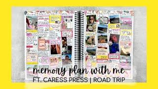 MEMORY PLAN WITH ME | ft. caress press | ROAD TRIP | tattooed teacher plans