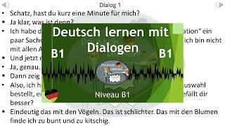 Dialoge B1  | Deutsch lernen durch Hören | 11 |