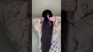 Hair hack!! ️ #hairstyle #hairhacks #longhair #openhairstyle #hairstylehairstyle