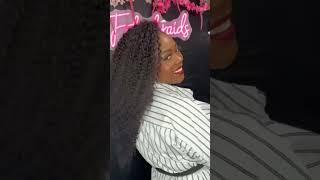 Quick weave. Flip over. Hair link in bio