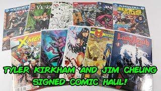 Comic Book Haul from a Tyler Kirkham and Jim Cheung Signing!