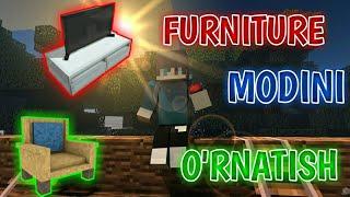 MINECRAFT | FURNITURE MODINI O'RNATISH | O'ZBEKCHA LET'S PLAY