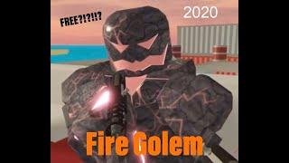 How To Get The Fire Golem skin in Arsenal *FREE*