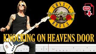 Guns N' Roses - Knockin' On Heaven's Door (Bass Tabs | Notation) @ChamisBass #Chamisbass #GnRBass