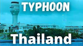 YVR  to Thailand EVA Air + Train to Hua Hin Beach & Big Surprise Travel day Planes Trains Typhoon