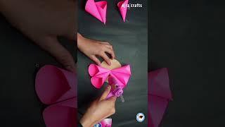 Short video #Paper flower idea #Crafts #wall hanging #Ajra crafts