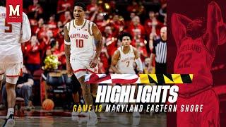 Maryland Men's Basketball Highlights | Maryland 81, Maryland Eastern Shore 66