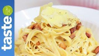 How to make fettuccine carbonara | taste.com.au