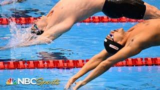 EPIC FINISH: Ryan Murphy and world record holder separated by a touch in 100 back | NBC Sports