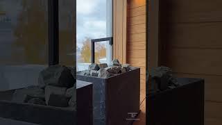 ЛУЧШАЯ печь в БАНЮ #shortsvideo #баня #сауна #строительство #стройка #печьдлябани #tulikivi