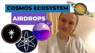 COSMOS Airdrops for ATOM, OSMO, JUNO Stakers with INSANE Gains in 2022, Keplr Wallet Setup