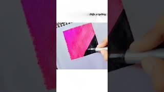 Easy Painting with Doms brush pen #shorts #craft #art #drawing#crafts
