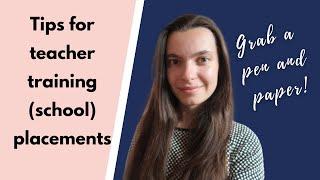 PGCE PLACEMENT TIPS | Advice for your school placements | Teacher TRAINING UK | Petite Primary