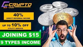 Crypto Club APP Plan Details | Crypto Club Coin & Exchange | New MLM Plan 2021 | Latest Crypto MLM