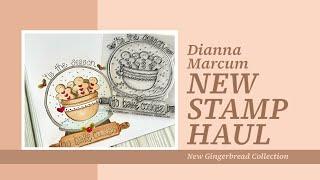 New Stamp Haul ️ Dianna Marcum Gingerbread Stamps