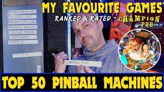 My Top 50 Pinball Machines #6 | Bally's Champion Pub | Rated | Gonzo vs Pinside top 100