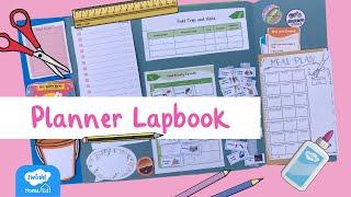 Planner & Organisational Lapbook for Home Educators