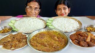 Spicy  Pomfret  Curry, Vola Fish  Curry, Fish Egg Spicy  Curry With Rice Eating Challenge #Viral